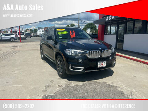 2016 BMW X5 for sale at A&A Auto Sales in Fairhaven MA
