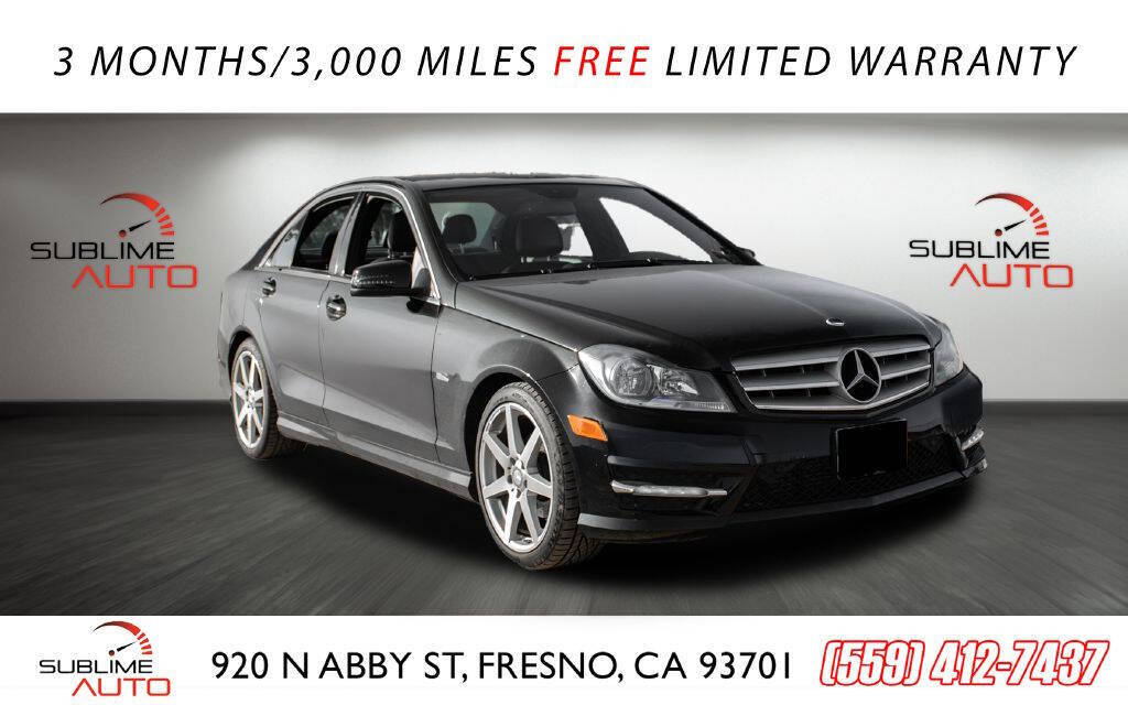 2012 Mercedes-Benz C-Class for sale at SUBLIME AUTO in Fresno, CA