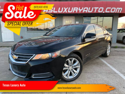 2016 Chevrolet Impala for sale at Texas Luxury Auto in Cedar Hill TX