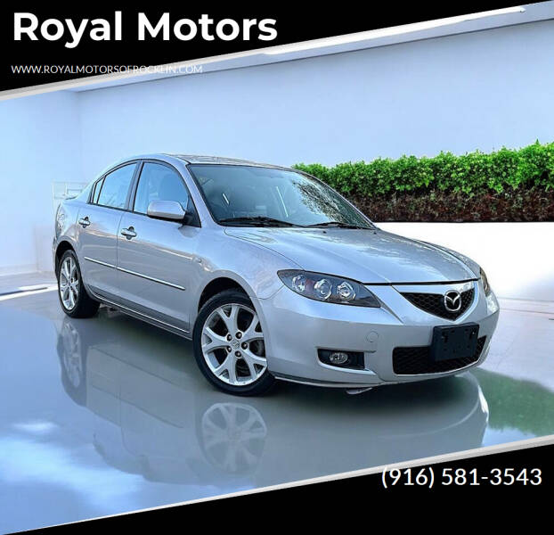 2008 Mazda MAZDA3 for sale at Royal Motors in Rocklin CA