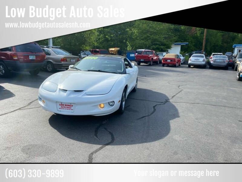 2001 Pontiac Firebird for sale at Low Budget Auto Sales in Rochester NH