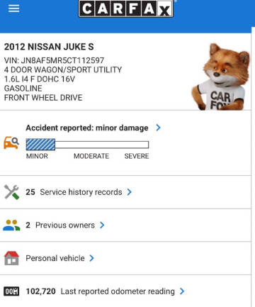 2012 Nissan JUKE S