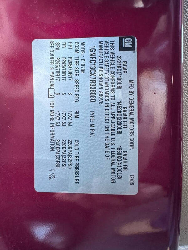 2007 Chevrolet Tahoe LS