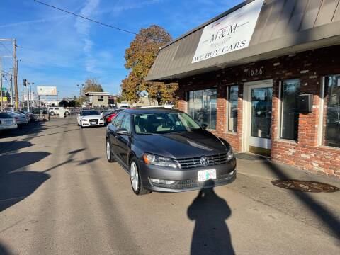 2012 Volkswagen Passat for sale at M&M Auto Sales in Portland OR