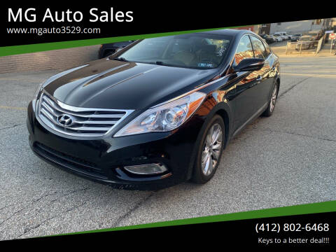 2012 Hyundai Azera for sale at MG Auto Sales in Pittsburgh PA