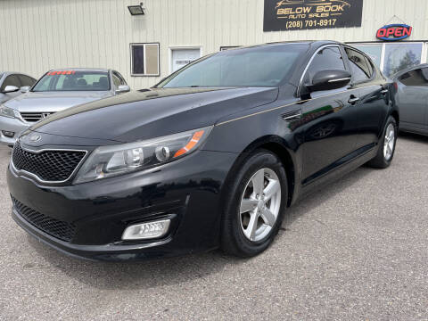 2015 Kia Optima for sale at BELOW BOOK AUTO SALES in Idaho Falls ID