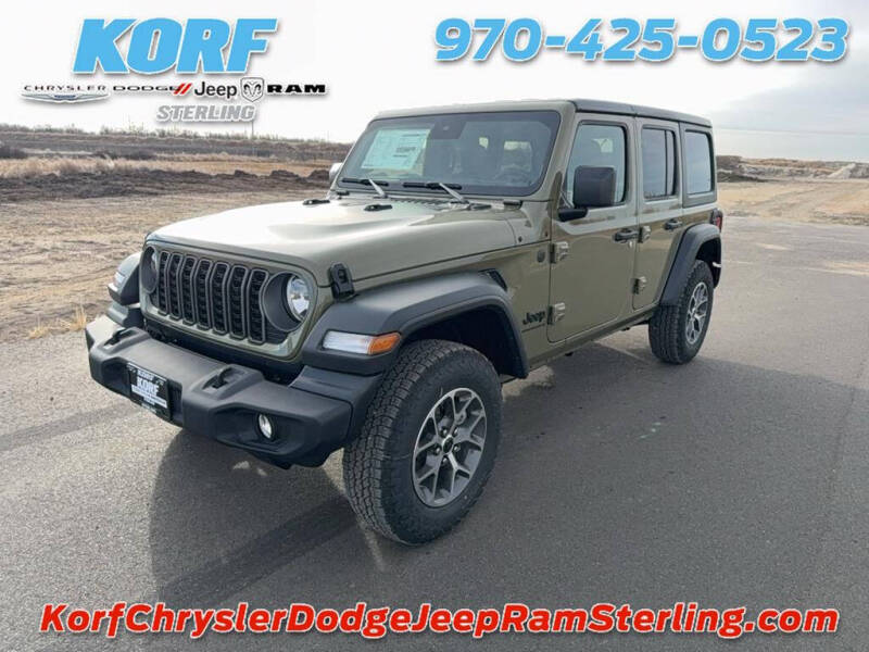 2025 Jeep Wrangler for sale at Tony Peckham @ Korf Motors in Sterling CO