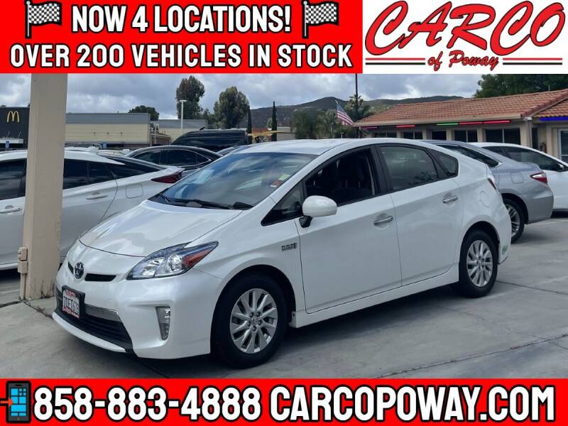 2014 Toyota Prius Plug-in Hybrid for sale at CARCO SALES & FINANCE - CARCO OF POWAY in Poway CA