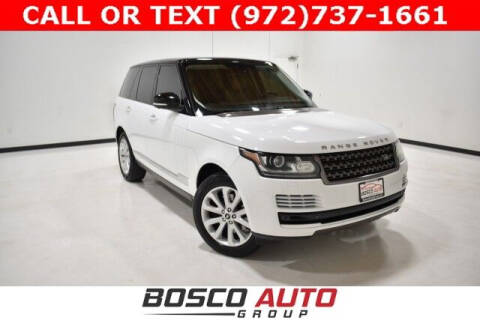 2014 Land Rover Range Rover for sale at Bosco Auto Group in Flower Mound TX