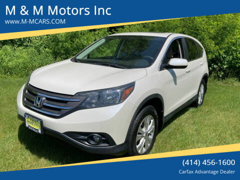 2013 Honda CR-V for sale at M & M Motors Inc in West Allis WI