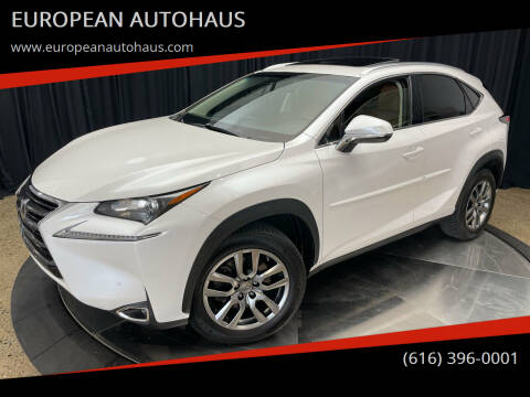2015 Lexus NX 200t for sale at EUROPEAN AUTOHAUS in Holland MI