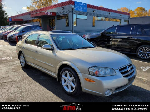 2002 Nissan Maxima for sale at Auto Car Zone LLC in Bellevue WA