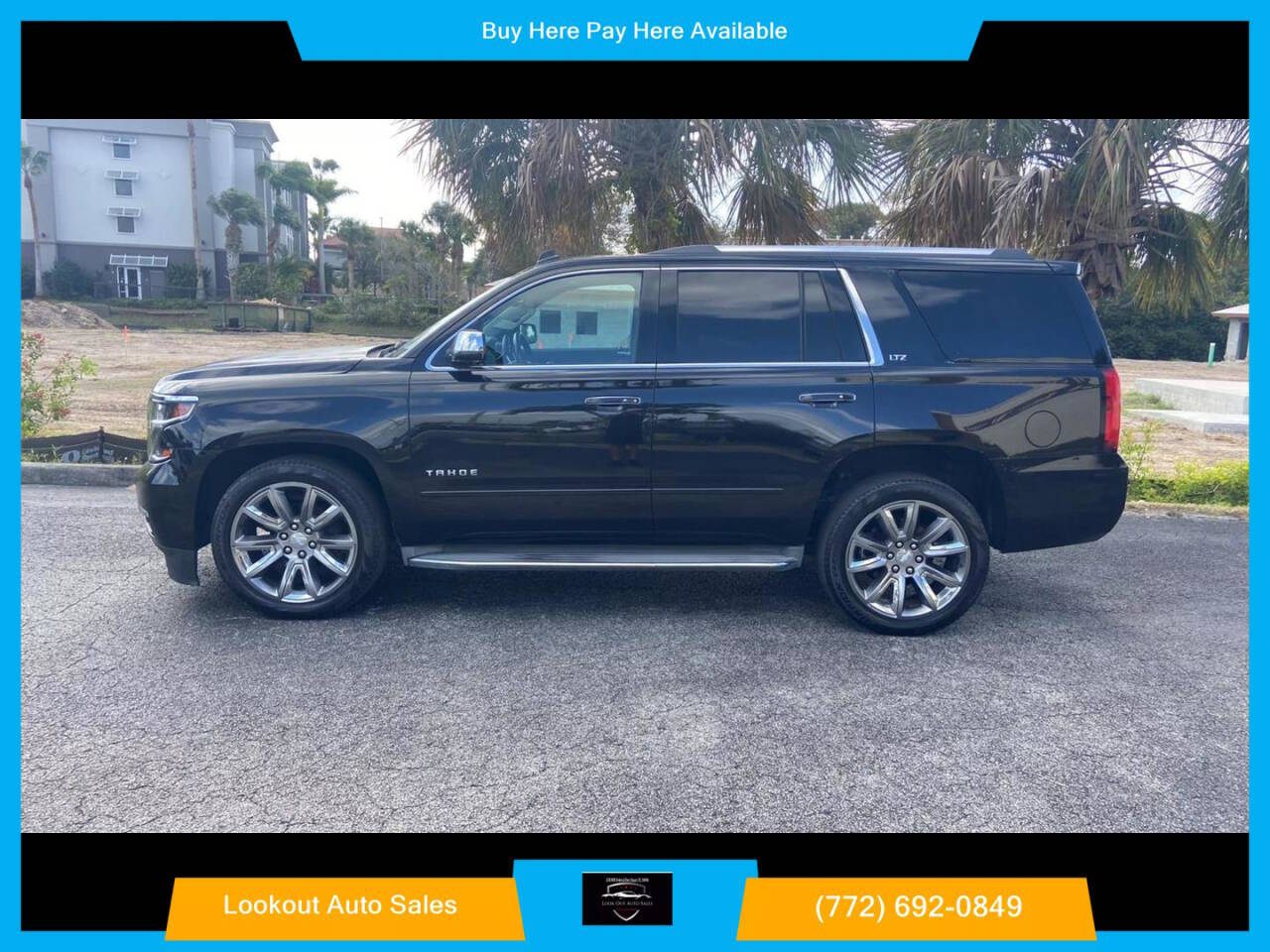 2015 Chevrolet Tahoe for sale at Lookout Auto Sales in Stuart, FL