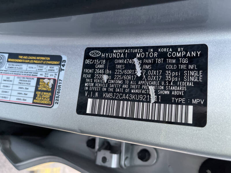 2019 Hyundai Tucson SE