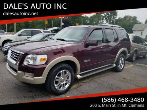2006 Ford Explorer for sale at DALE'S AUTO INC in Mount Clemens MI