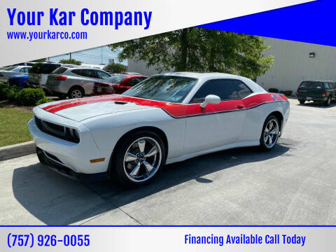 2012 Dodge Challenger for sale at Your Kar Company in Norfolk VA