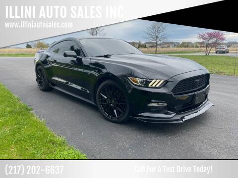 2016 Ford Mustang for sale at ILLINI AUTO SALES in Urbana IL