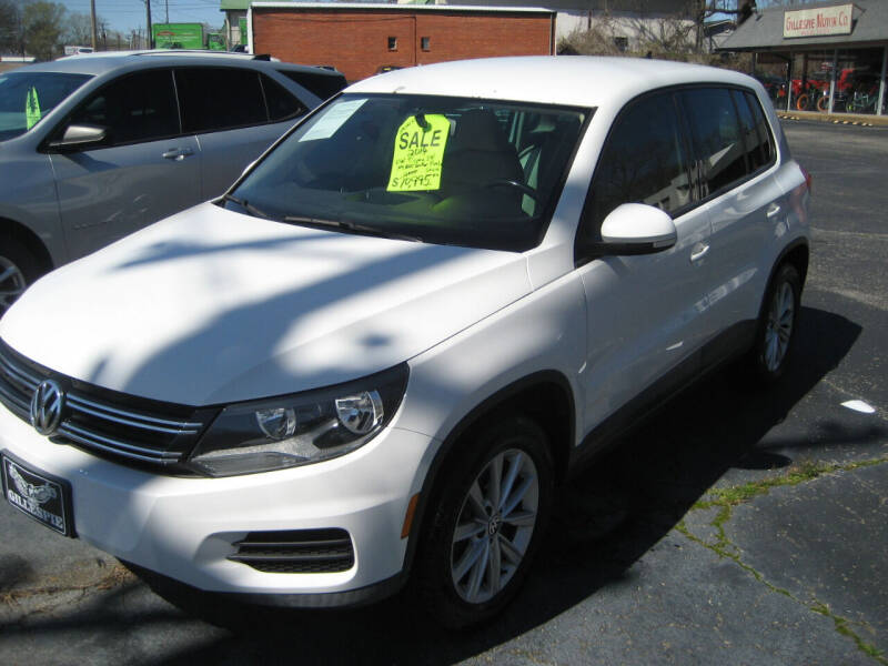 2014 Volkswagen Tiguan for sale at Gillespie Motor Company in Paris TN