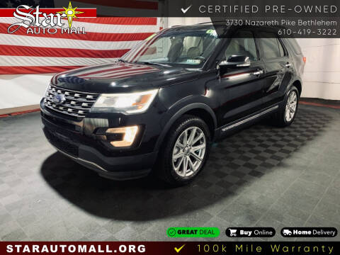 2016 Ford Explorer for sale at Star Auto Mall in Bethlehem PA