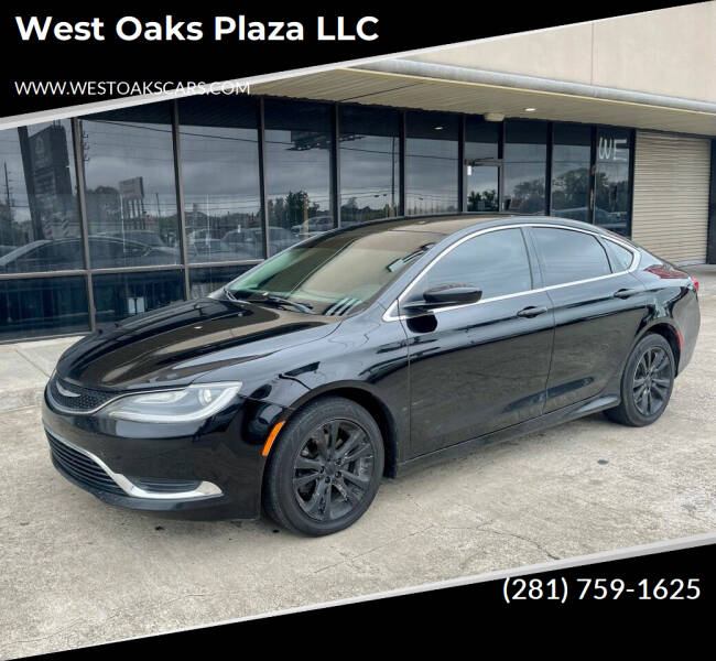 2015 Chrysler 200 for sale at West Oaks Plaza LLC in Houston TX