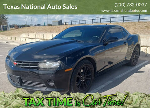 2014 Chevrolet Camaro for sale at Texas National Auto Sales in San Antonio TX