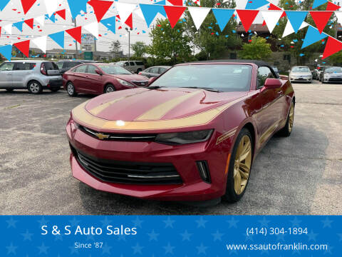 2018 Chevrolet Camaro for sale at S & S Auto Sales in Franklin WI