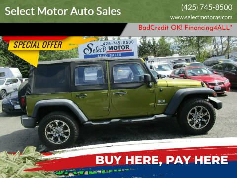 2008 Jeep Wrangler Unlimited for sale at Select Motor Auto Sales in Lynnwood WA