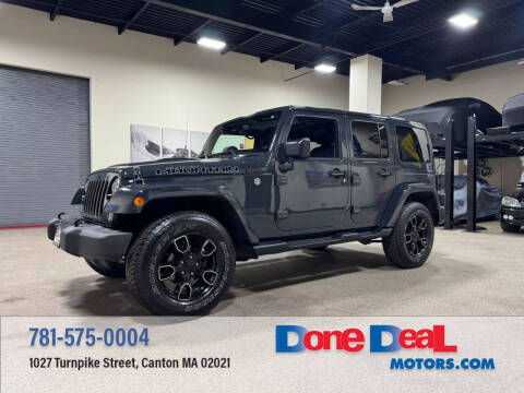 2017 Jeep Wrangler Unlimited for sale at DONE DEAL MOTORS in Canton MA