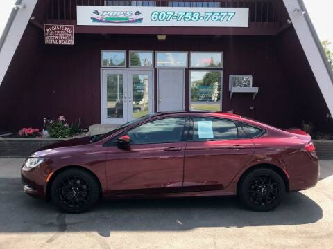 2015 Chrysler 200 for sale at Pop's Automotive in Homer NY