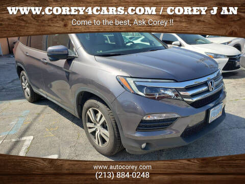 2018 Honda Pilot for sale at WWW.COREY4CARS.COM / COREY J AN in Los Angeles CA