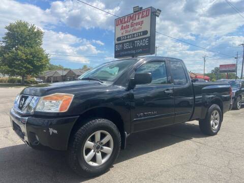 2012 Nissan Titan for sale at Unlimited Auto Group in West Chester OH