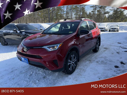 2017 Toyota RAV4 for sale at MD Motors LLC in Williston VT