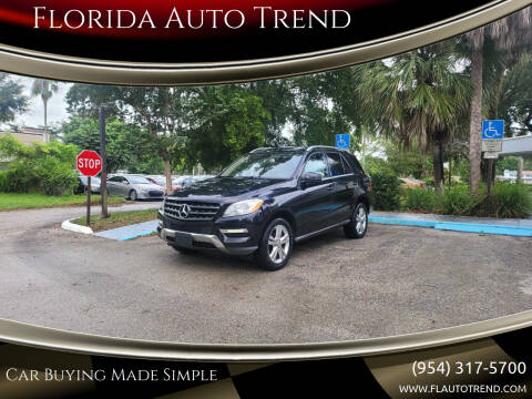 2013 Mercedes-Benz M-Class for sale at Florida Auto Trend in Plantation FL
