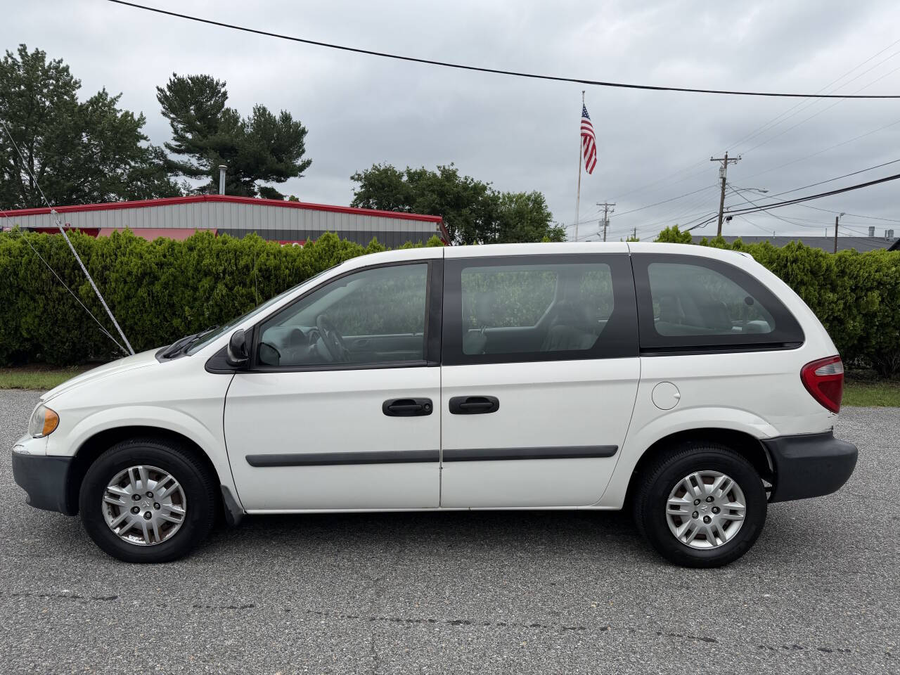 White 2007 Dodge Caravan SE SE 4dr Mini-Van 4A 1