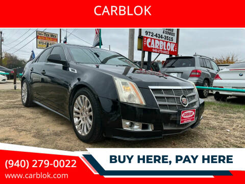 2010 Cadillac CTS for sale at CARBLOK in Lewisville TX