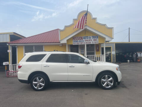2012 Dodge Durango for sale at Mission Auto & Truck Sales, Inc. in Mission TX