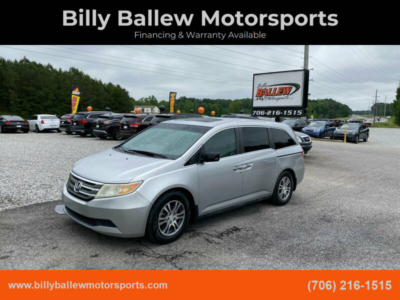 2012 Honda Odyssey for sale at Billy Ballew Motorsports in Dawsonville GA
