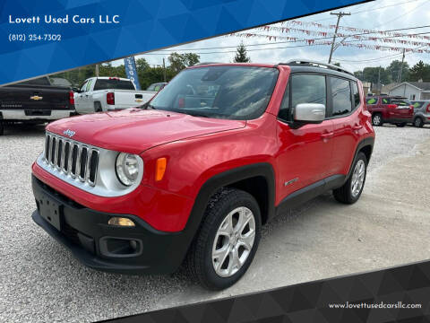 2015 Jeep Renegade for sale at Lovett Used Cars LLC in Washington IN
