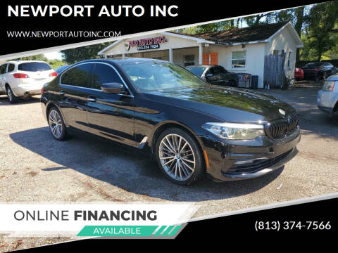 2017 BMW 5 Series for sale at NEWPORT AUTO INC in Tampa FL