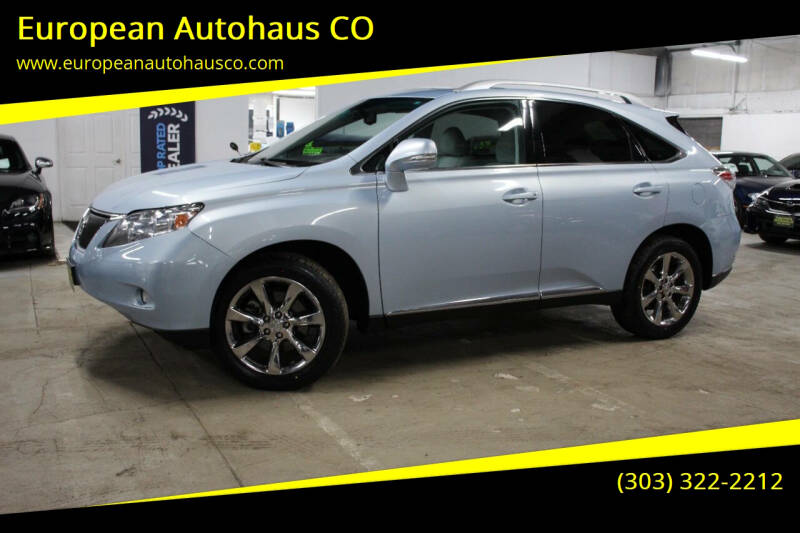 2010 Lexus RX 350 for sale at European Autohaus CO in Denver CO