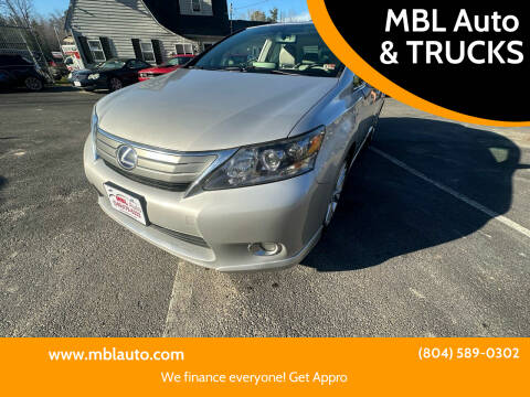 2010 Lexus HS 250h for sale at MBL Auto & TRUCKS in Woodford VA