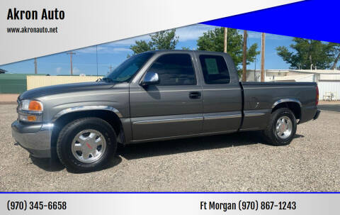 1999 GMC Sierra 1500 for sale at Akron Auto in Akron CO