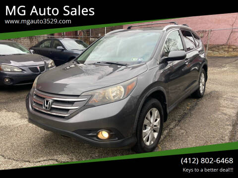 2012 Honda CR-V for sale at MG Auto Sales in Pittsburgh PA