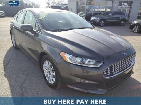 2016 Ford Fusion for sale at Stanley Automotive Finance Enterprise - STANLEY DIRECT AUTO in Mesquite TX