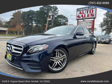 2017 Mercedes-Benz E-Class for sale at Carafello's Auto Sales in Norfolk VA