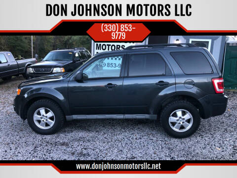 2009 Ford Escape for sale at DON JOHNSON MOTORS LLC in Lisbon OH
