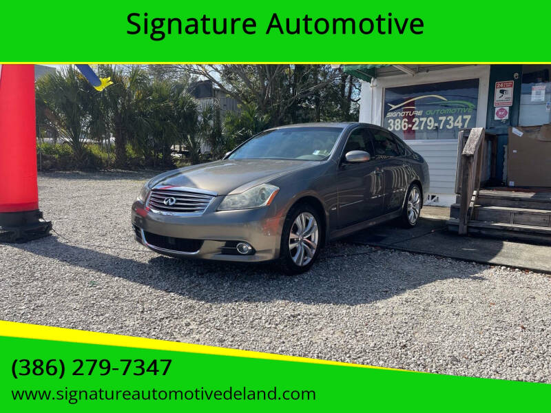 2008 Infiniti M35 for sale at Signature Automotive in Deland FL