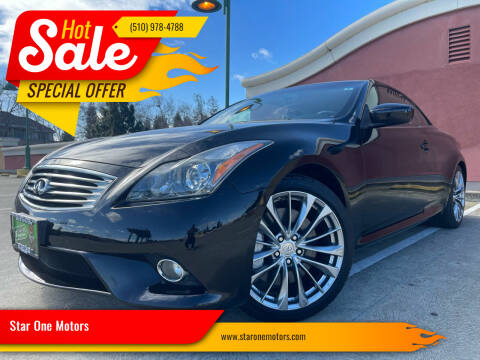 2013 Infiniti G37 Convertible for sale at Star One Motors in Hayward CA