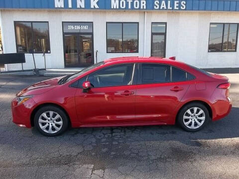 2020 Toyota Corolla for sale at MINK MOTOR SALES INC in Galax VA