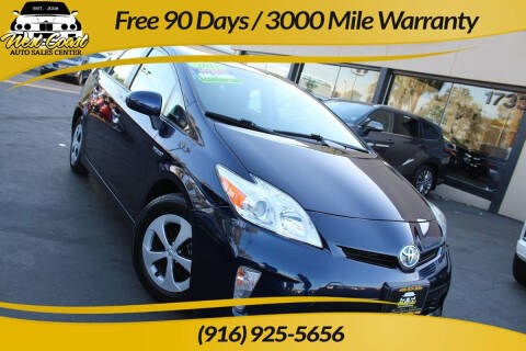 2015 Toyota Prius for sale at West Coast Auto Sales Center in Sacramento CA